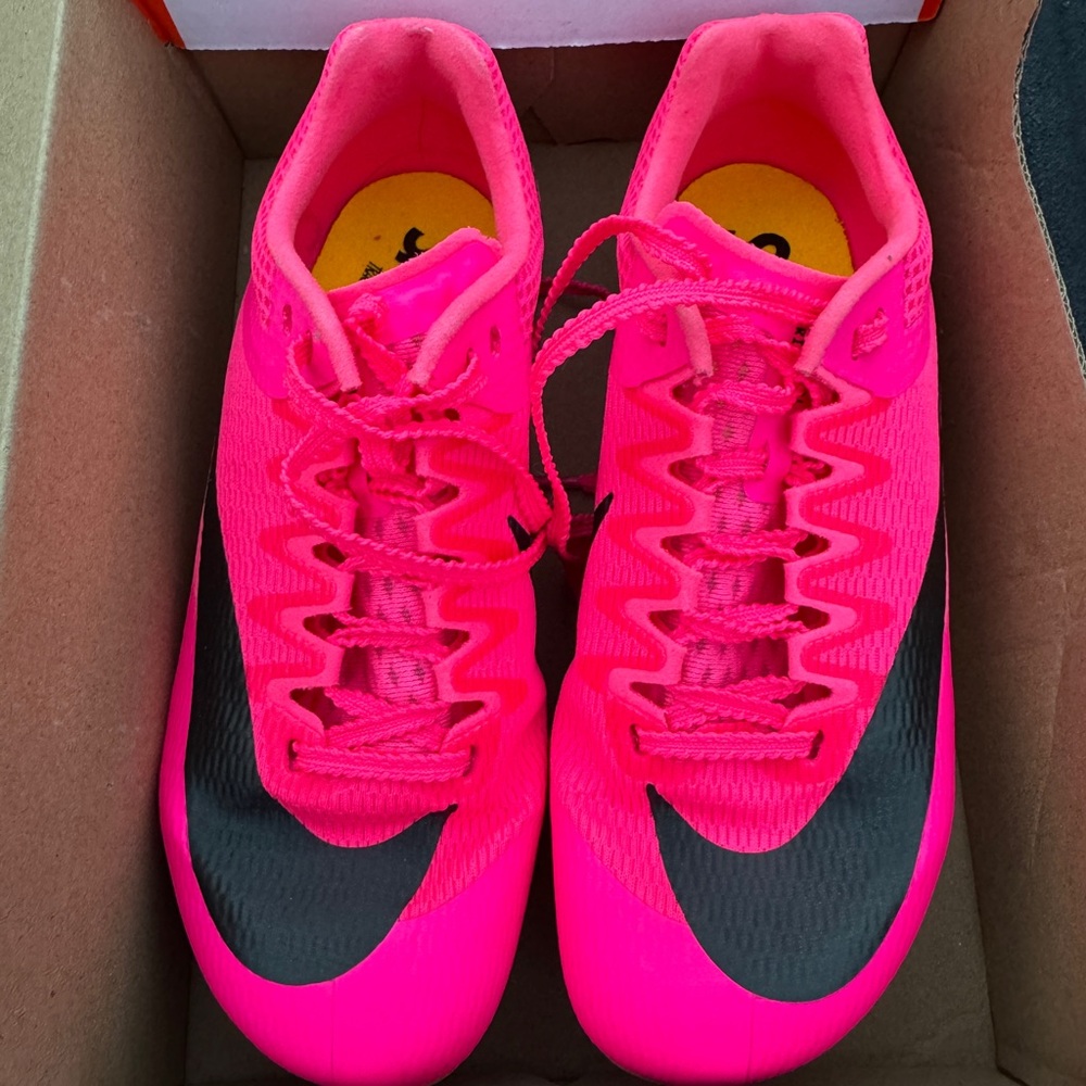 Nike youth Pink track Shoes